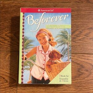 American Girl Beforever Maryellen Book Set with Red Accents